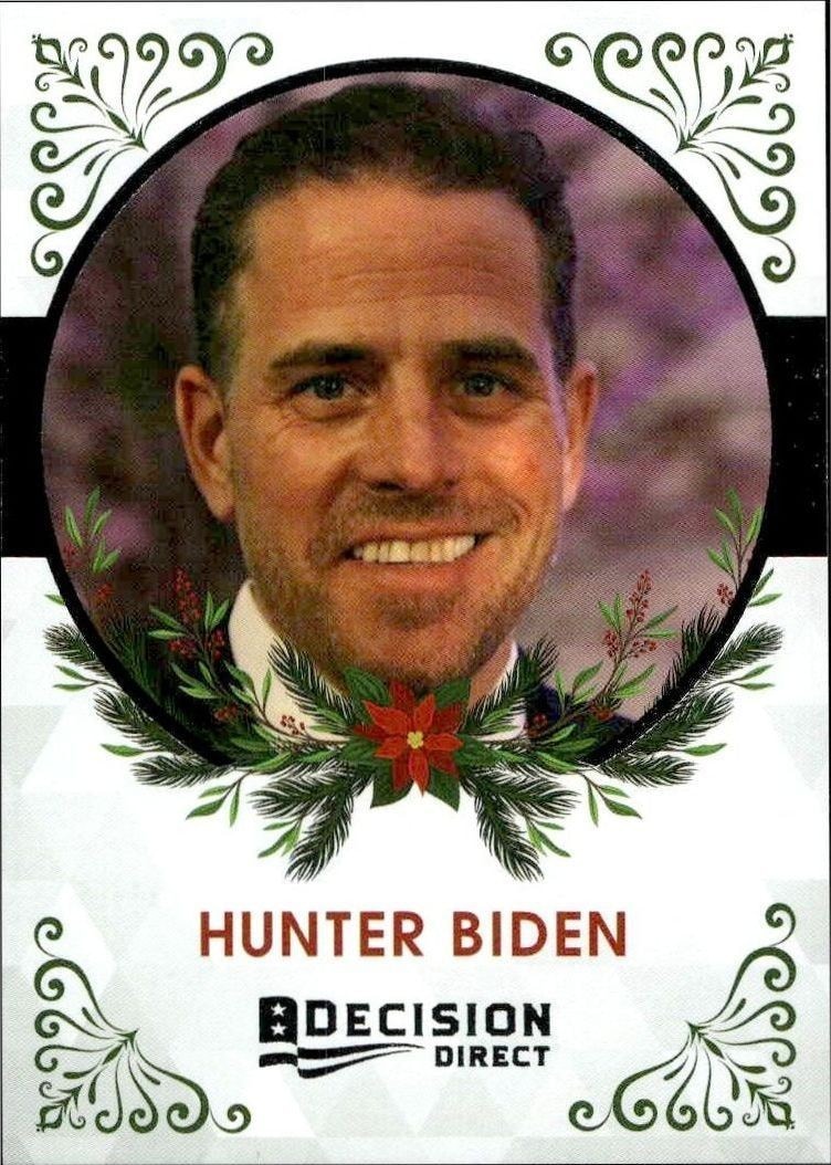 2020 Leaf Decision Direct Holiday Hunter Biden #31 trading card