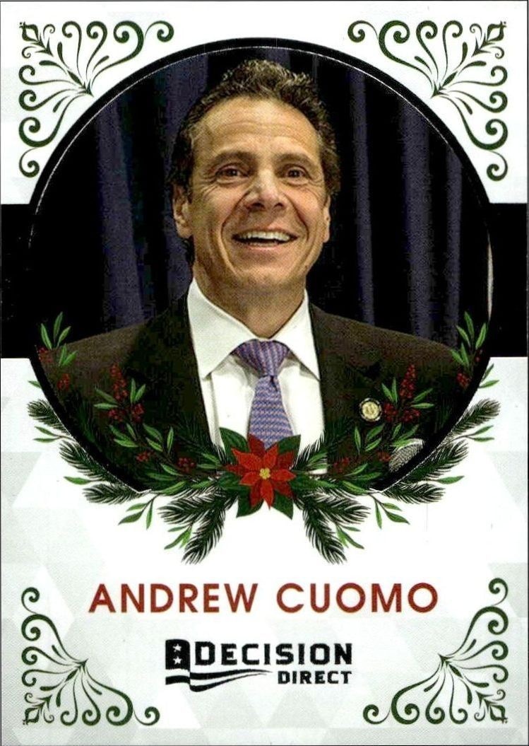 2020 Leaf Decision Direct Holiday Andrew Cuomo #26 trading card