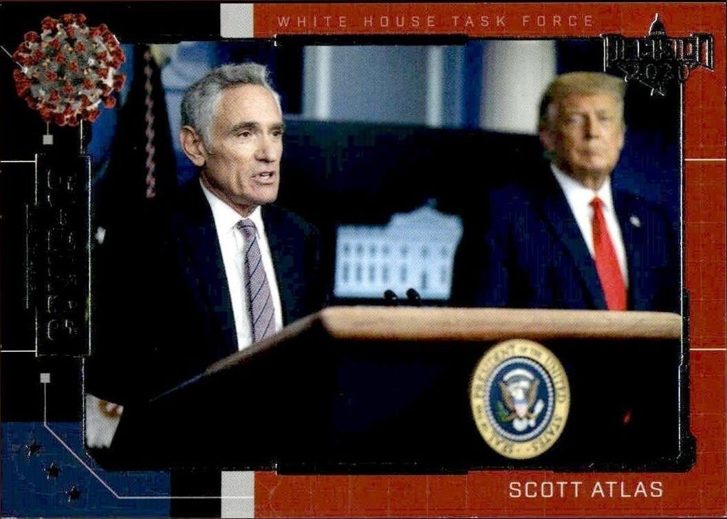 2021 Leaf Decision Scott Atlas #COV-27 trading card