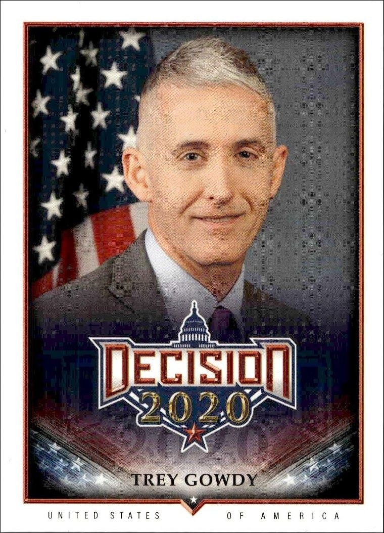 2021 Leaf Decision Series 2 Trey Gowdy #567 trading card