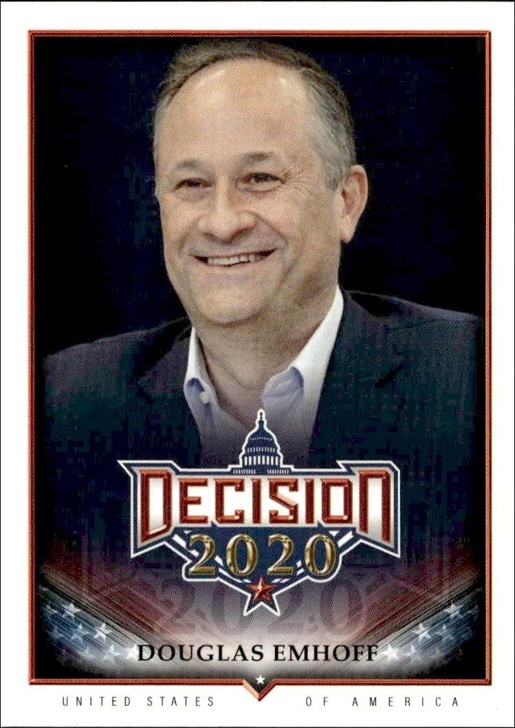 2021 Leaf Decision Series 2 Douglas Emhoff #543 trading card