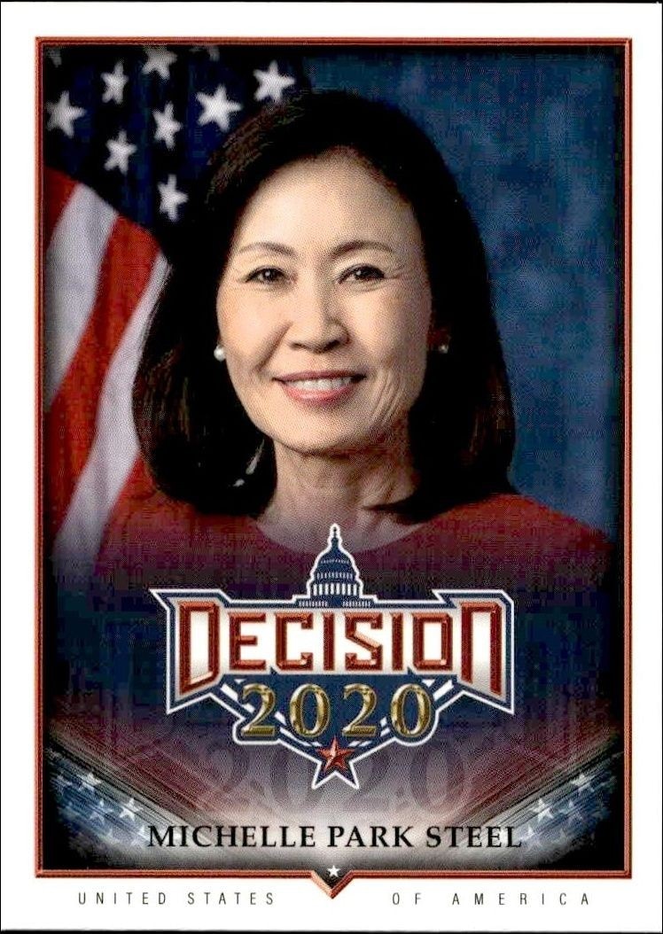 2021 Leaf Decision Series 2 Michelle Park Steel #593 trading card