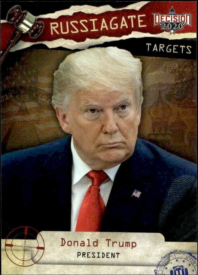 2021 Leaf Decision Series 2 Donald Trump #RG1 trading card