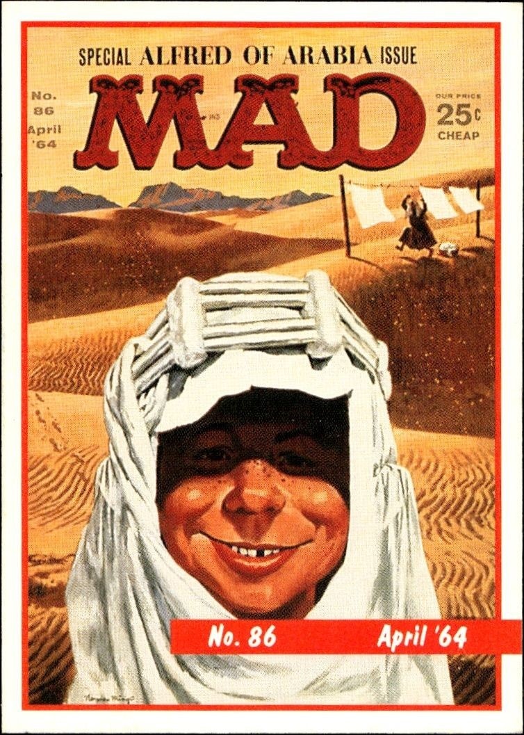 1992 Lime Rock Mad Magazine Mad No. 86 (April '64) #86 entertainment trading card front