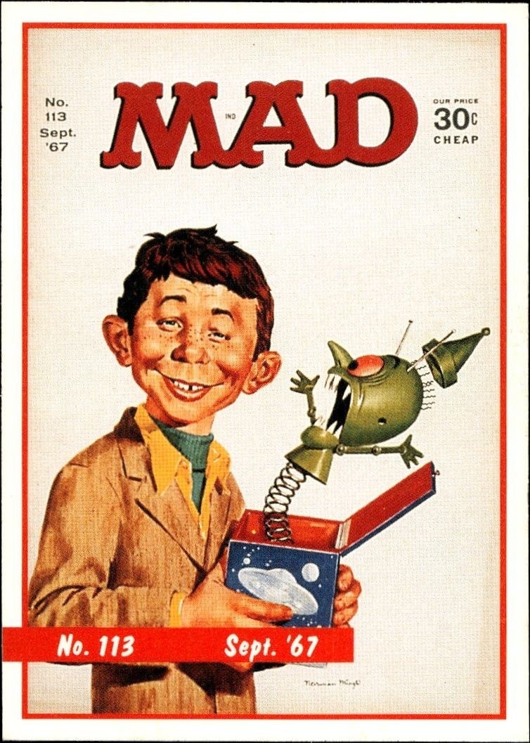 1992 Lime Rock Mad Magazine Mad No. 113 (Sept. '67) #4B entertainment trading card front