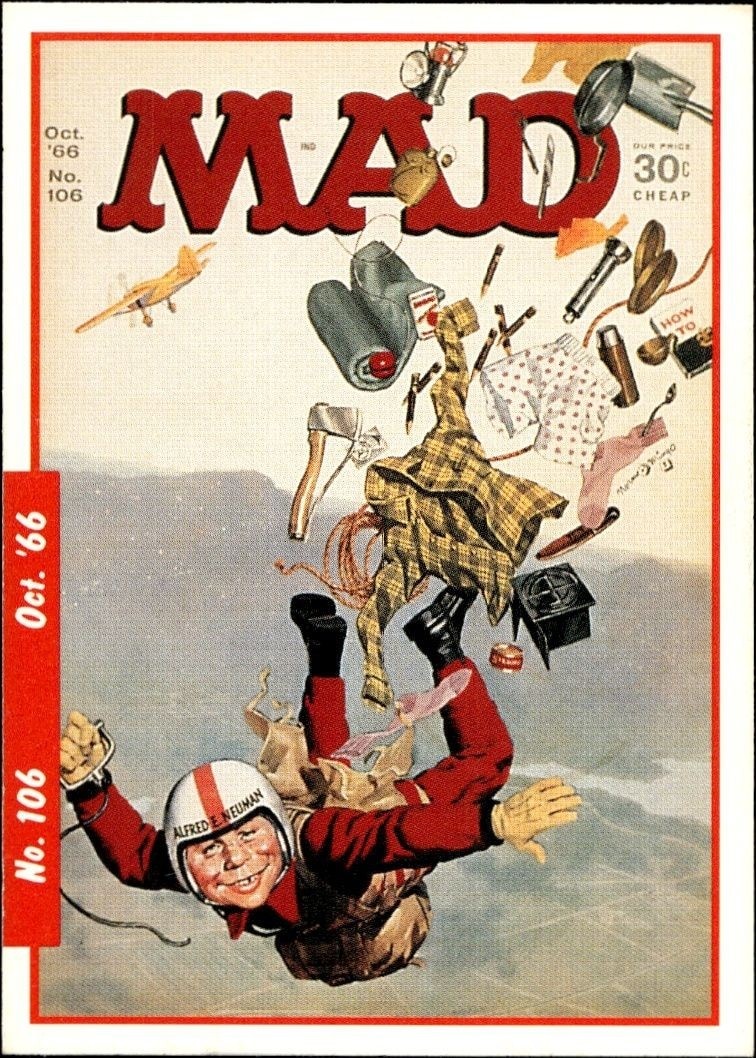 1992 Lime Rock Mad Magazine Mad No. 106 (Oct. '66) #106 entertainment trading card front