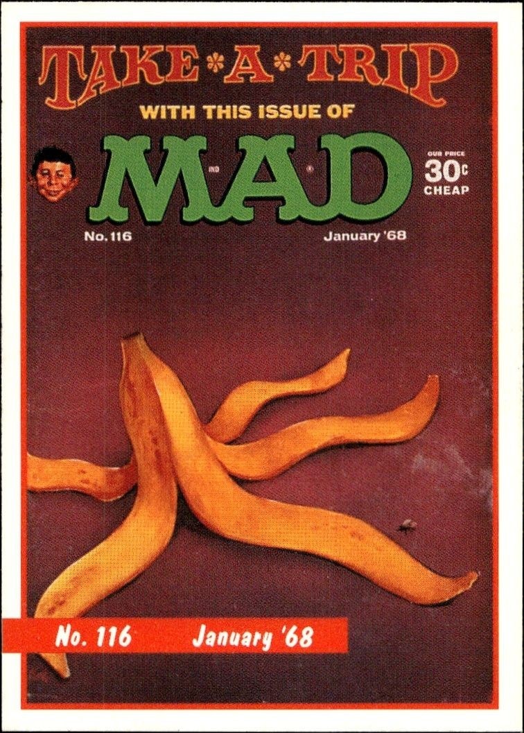 1992 Lime Rock Mad Magazine Mad No. 116 (January '68) #116 entertainment trading card front