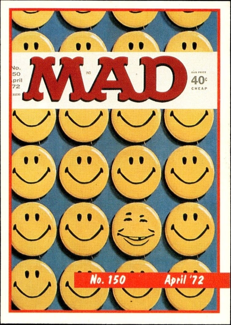 1992 Lime Rock Mad Magazine Mad No. 150 (April '72) #150 entertainment trading card front