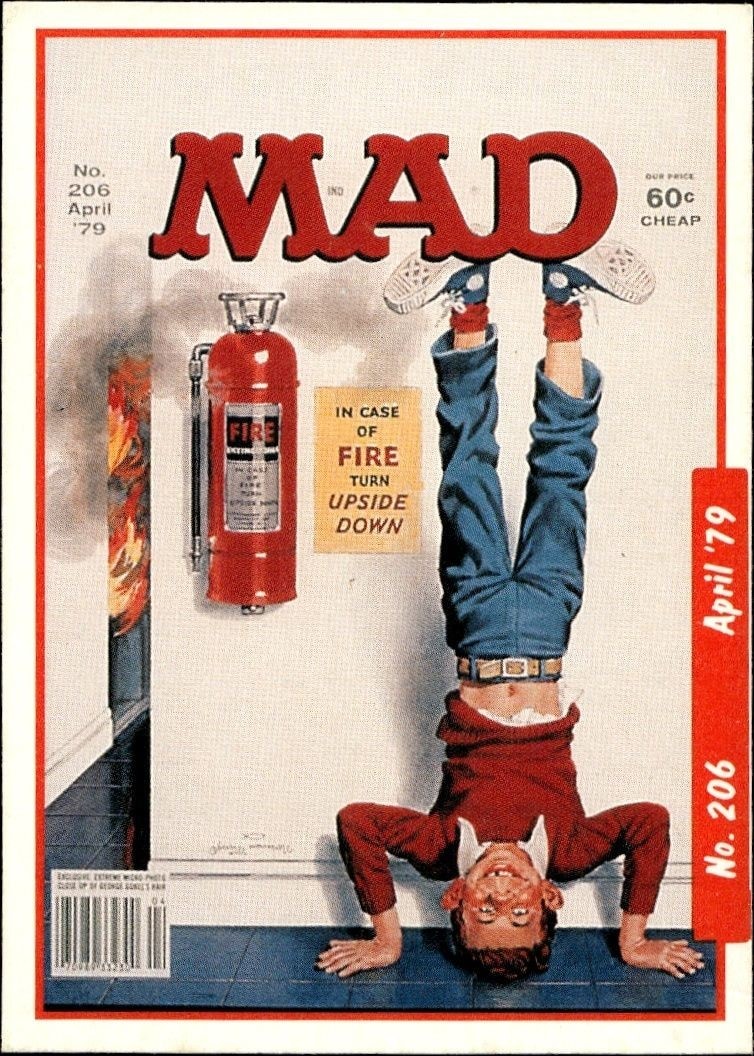 1992 Lime Rock Mad Magazine Mad No. 206 (April '79) #206 entertainment trading card front
