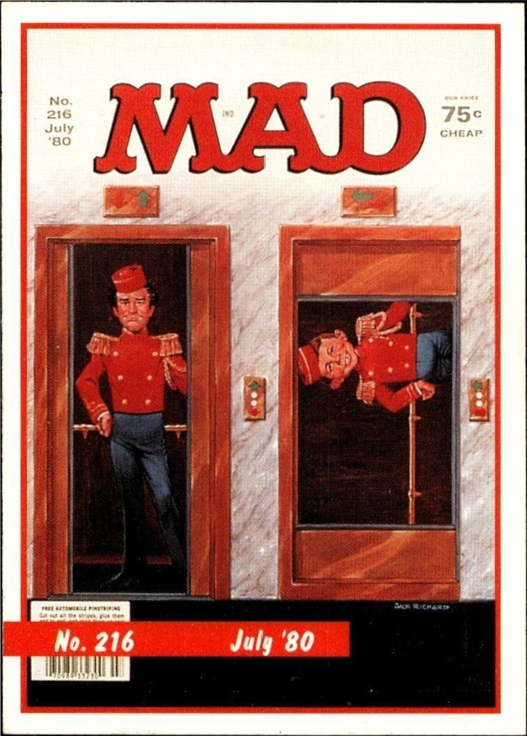 1992 Lime Rock Mad Magazine Mad No. 216 (July '80) #216 entertainment trading card front