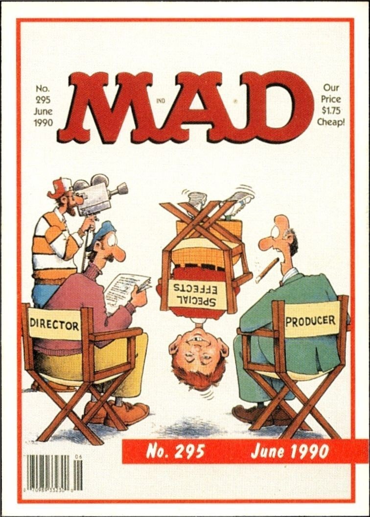 1992 Lime Rock Mad Magazine Mad No. 295 (June 1990) #295 entertainment trading card front