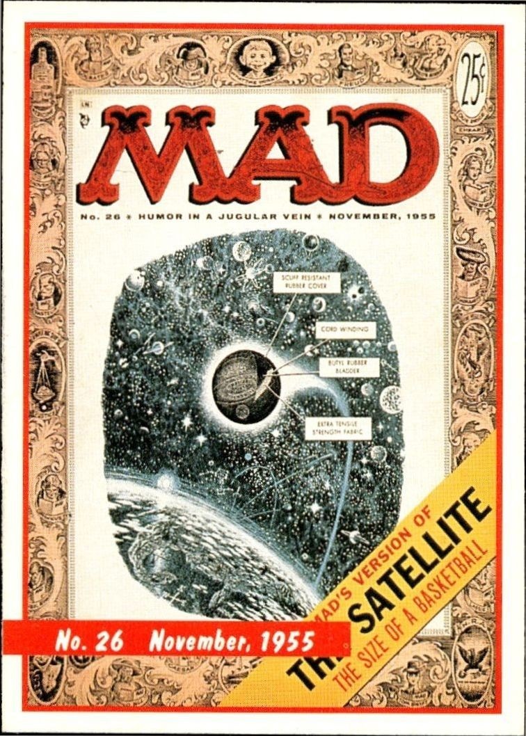 1992 Lime Rock Mad Magazine Mad No. 26 (November, 1955) #26 entertainment trading card front