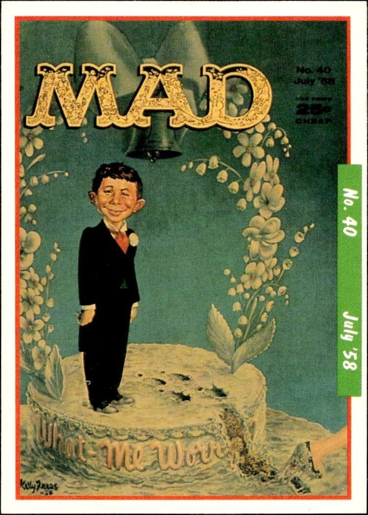 1992 Lime Rock Mad Magazine Mad No. 40 (July '58) #40 entertainment trading card front