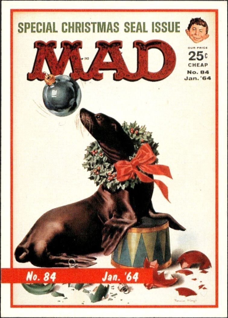 1992 Lime Rock Mad Magazine Mad No. 84 (Jan. '64) #84 entertainment trading card front