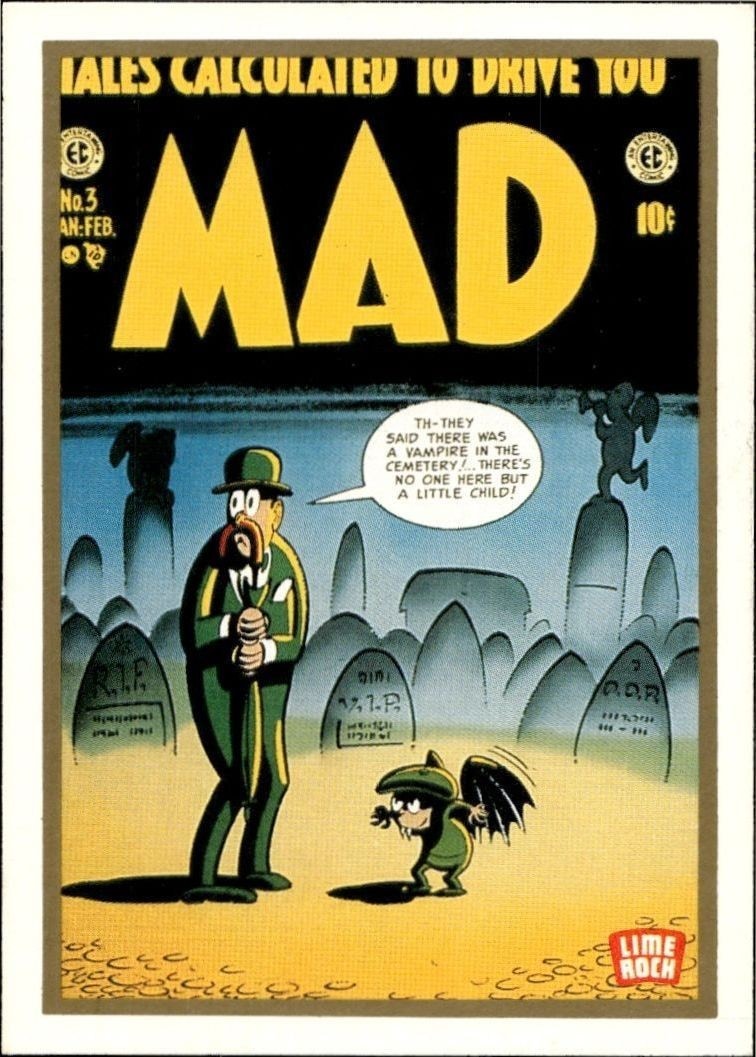 1992 Lime Rock Mad Magazine Mad No. 3 (Feb.-Mar. 1953) #3 entertainment trading card front