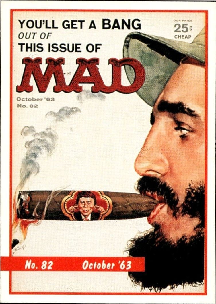 1992 Lime Rock Mad Magazine Mad No. 82 (October '63) #82 entertainment trading card front
