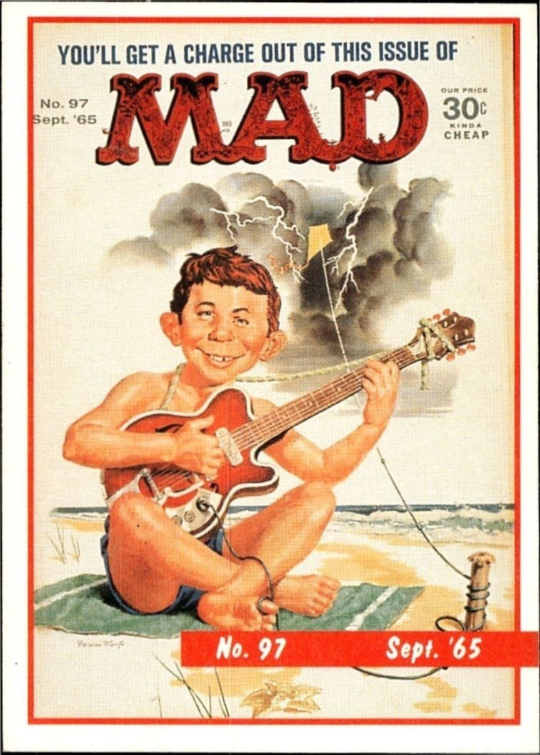 1992 Lime Rock Mad Magazine Mad No. 97 (Sept. '65) #5B entertainment trading card front
