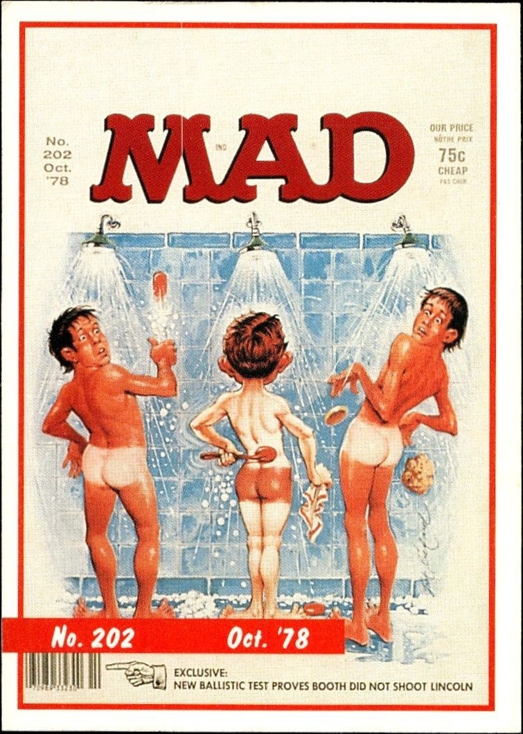 1992 Lime Rock Mad Magazine Mad No. 202 (Oct. '78) #3B entertainment trading card front