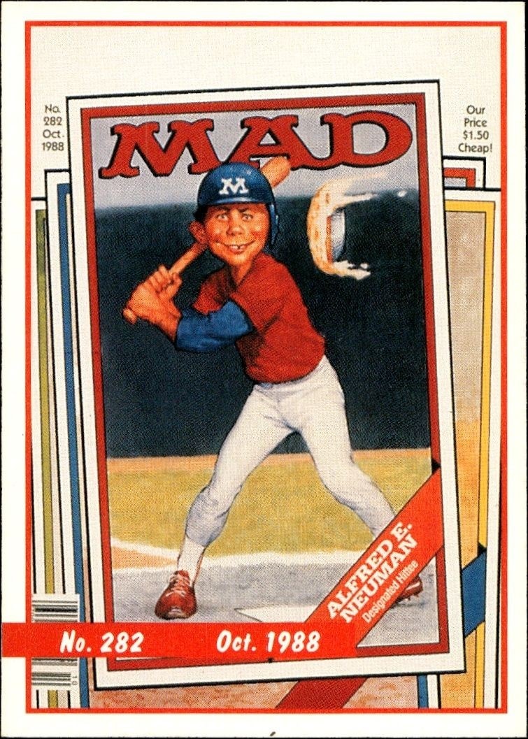 1992 Lime Rock Mad Magazine Mad No. 282 (Oct. 1988) #282 entertainment trading card front