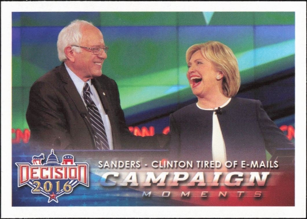 2016 Leaf Decision Bernie Sanders #95 trading card