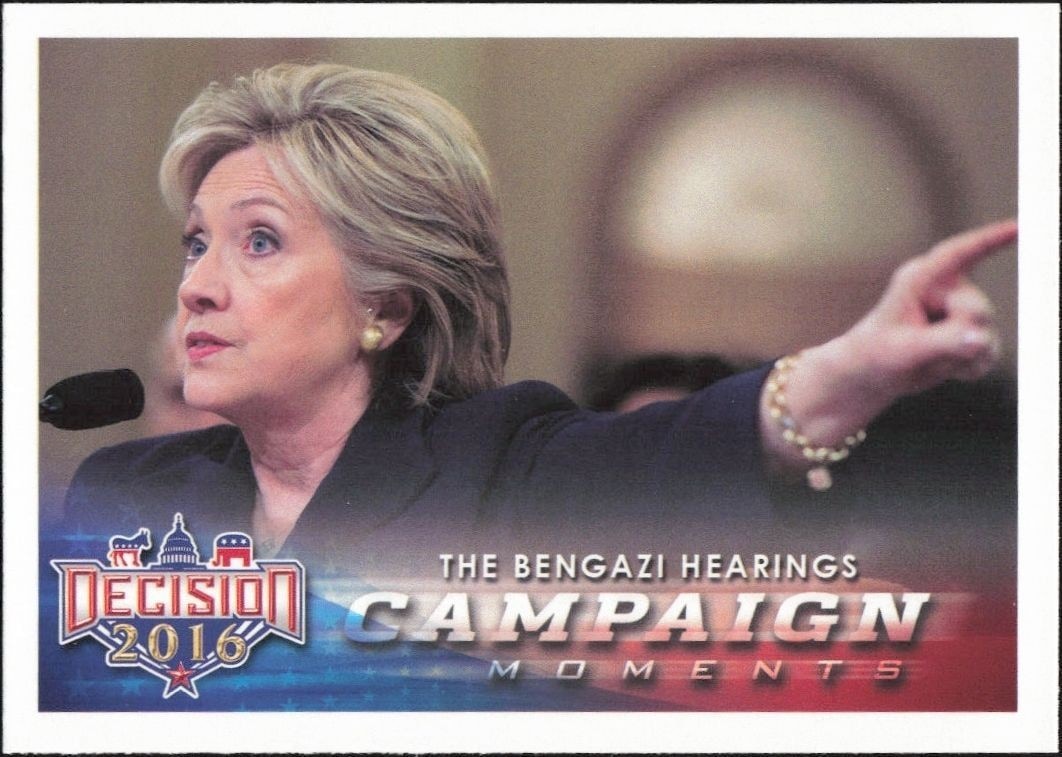 2016 Leaf Decision Hillary Clinton #96 trading card