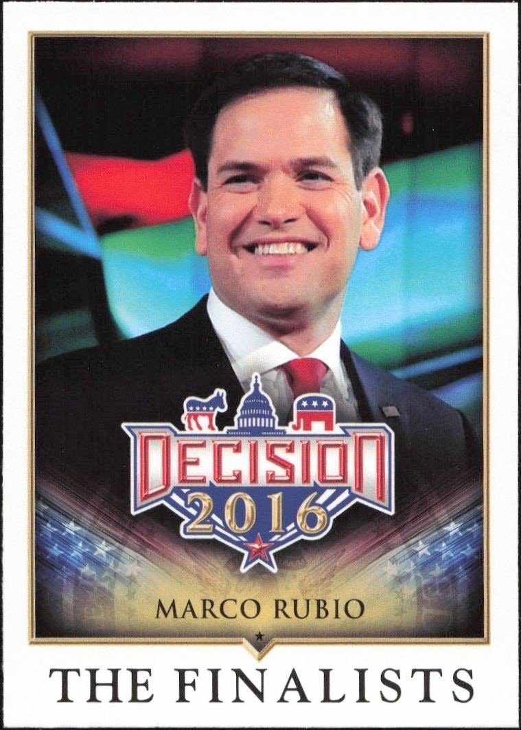 2016 Leaf Decision Marco Rubio #85 trading card