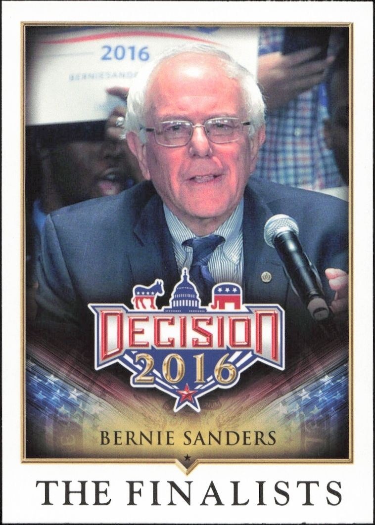 2016 Leaf Decision Bernie Sanders #78 trading card