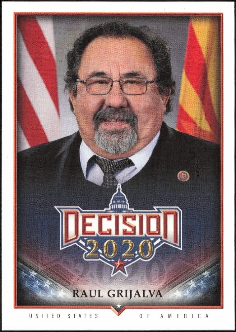 2020 Leaf Decision Series 2 Raul Grijalva #619 trading card