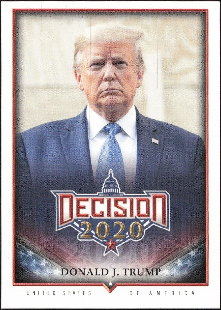 2020 Leaf Decision Series 2 Donald Trump #550 trading card
