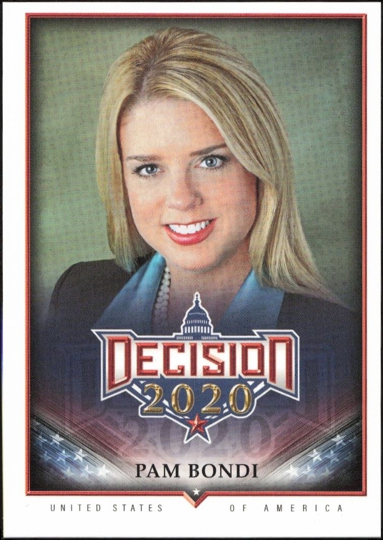 2020 Leaf Decision Series 2 Pam Bondi #538 trading card