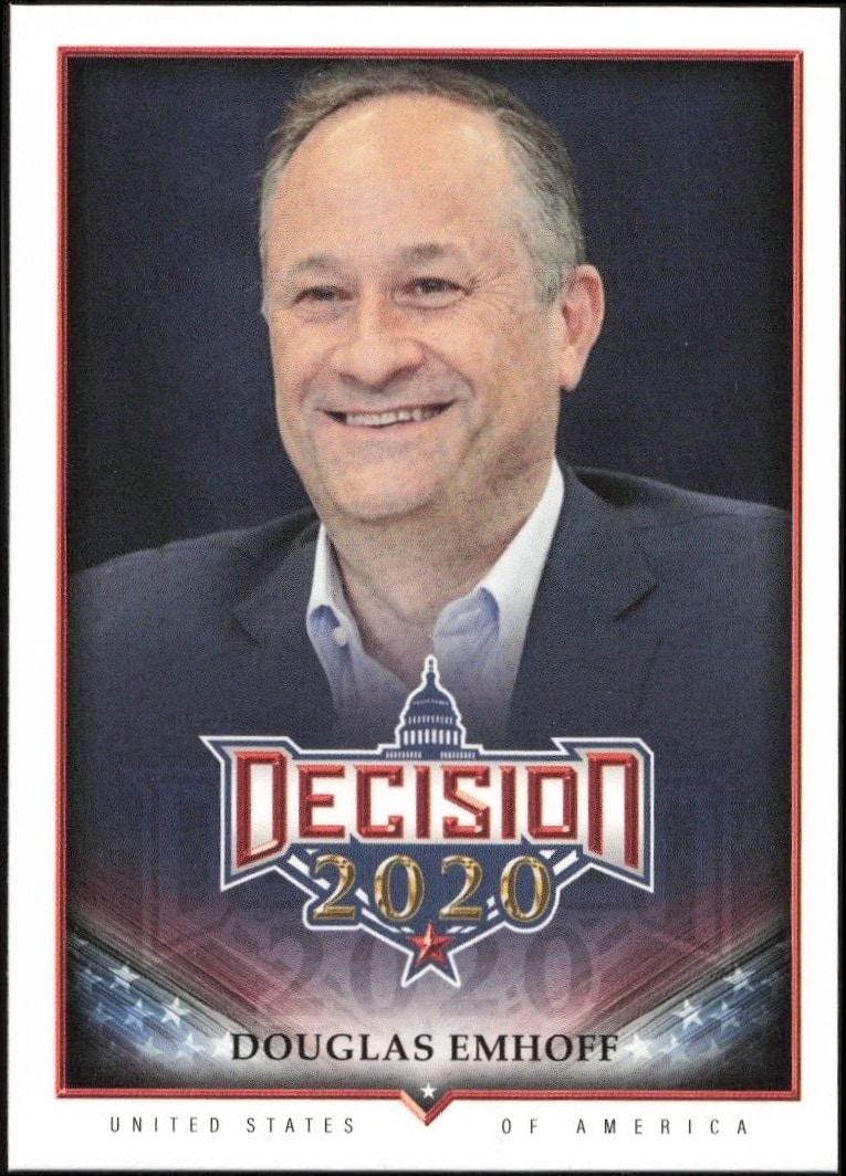 2020 Leaf Decision Series 2 Douglas Emhoff #543 trading card