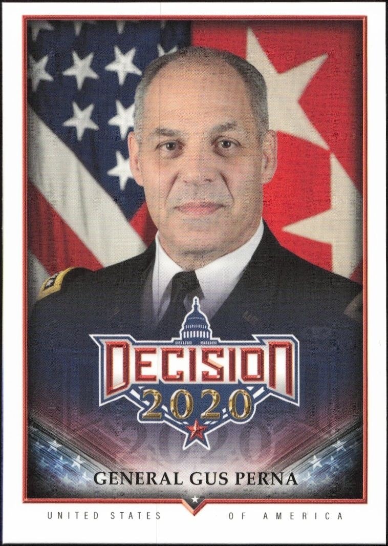 2020 Leaf Decision Series 2 Gus Perna #582 trading card