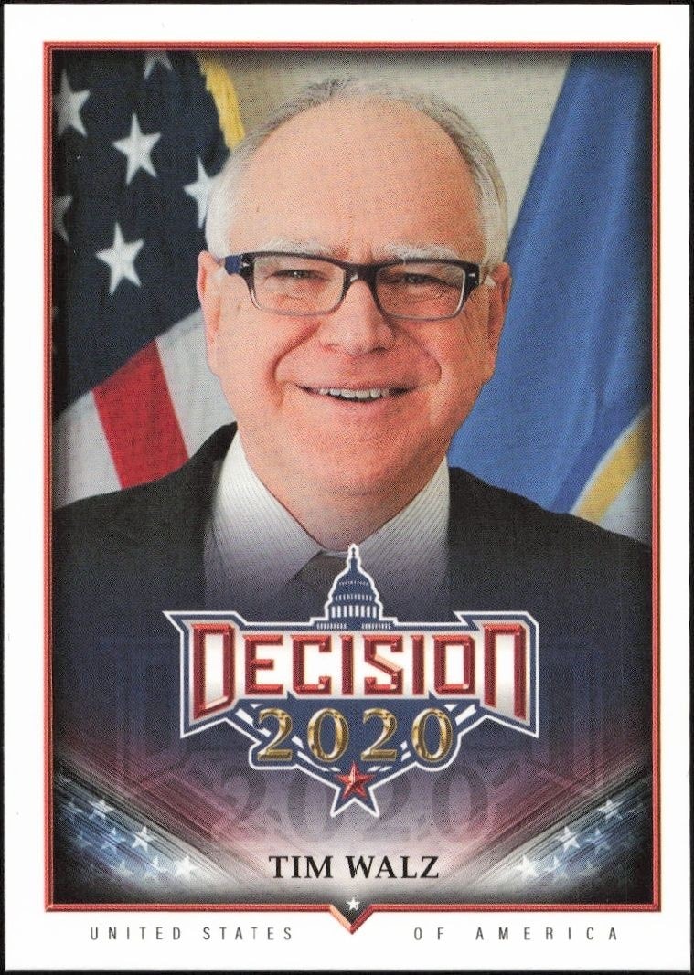 2020 Leaf Decision Series 2 Tim Walz #673 trading card