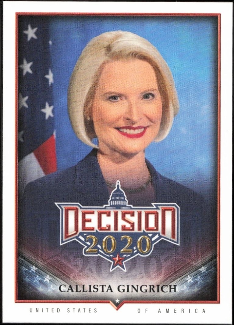 2020 Leaf Decision Series 2 Callista Gingrich #569 trading card