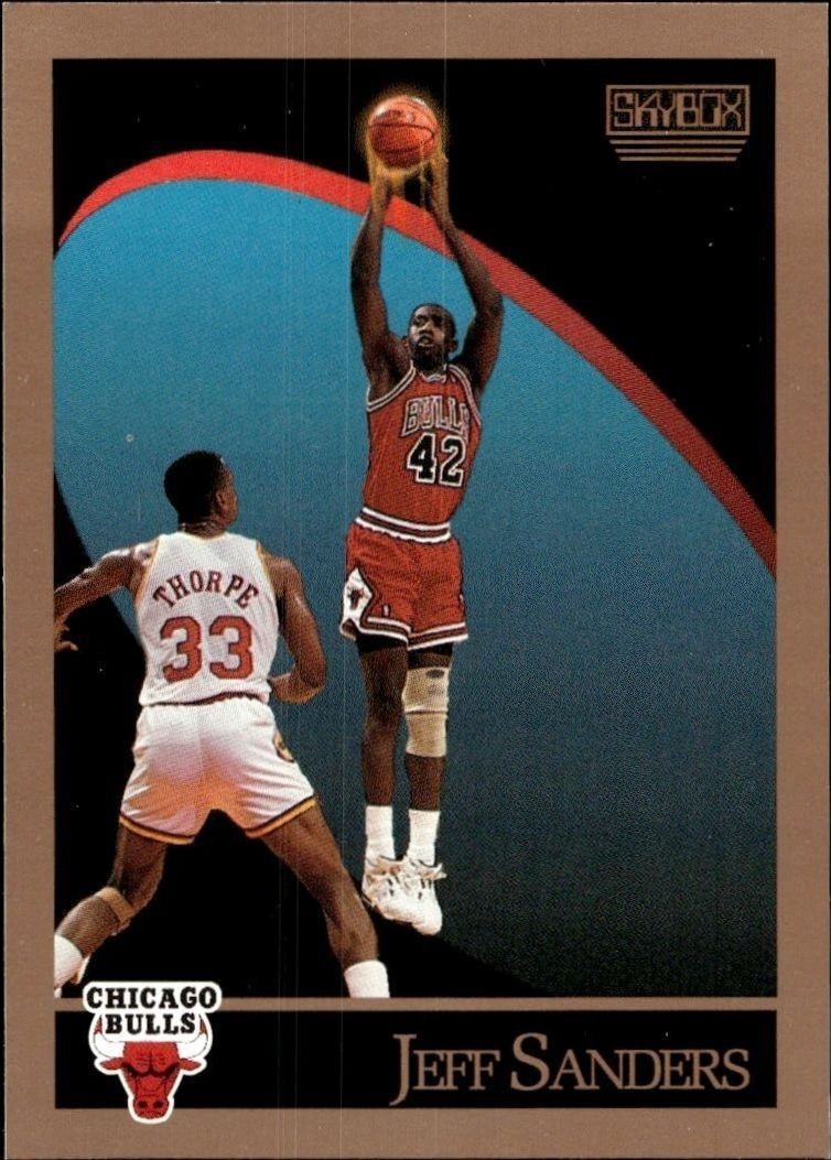 1990-91 Skybox Jeff Sanders #47 trading card
