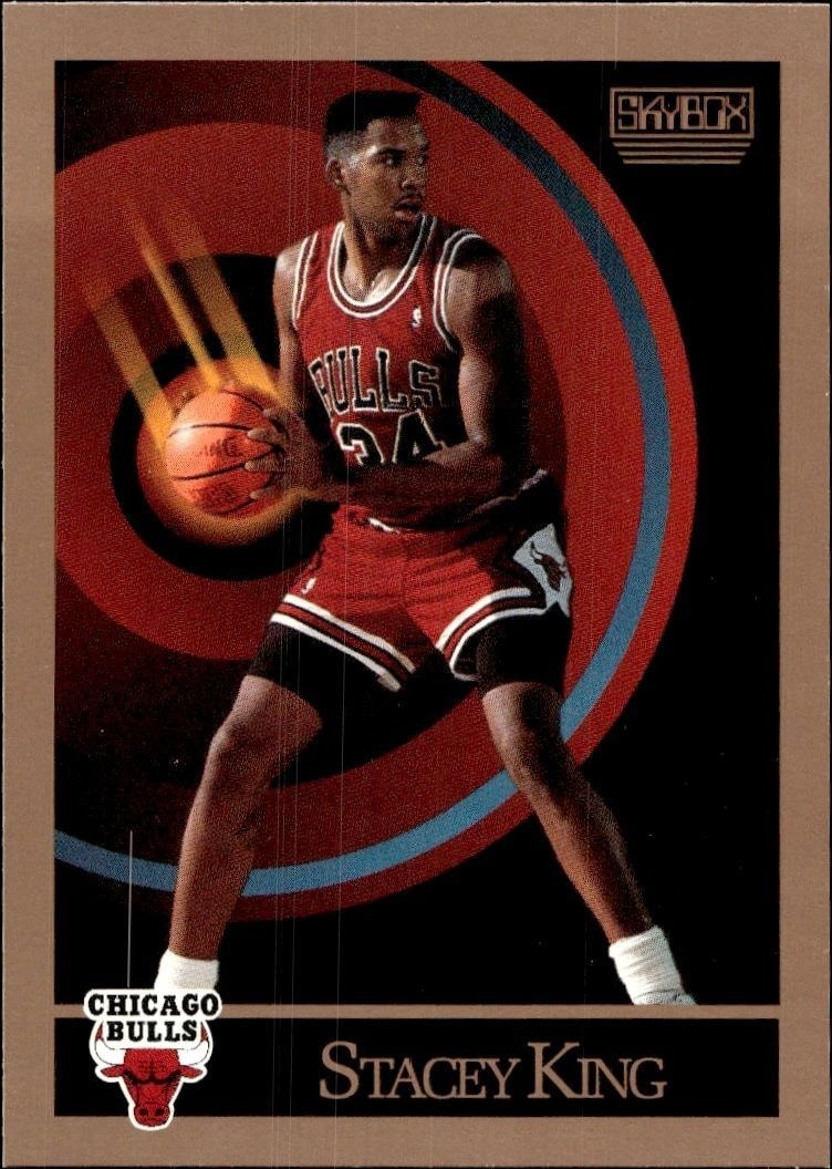 1990-91 Skybox Stacey King #42 trading card