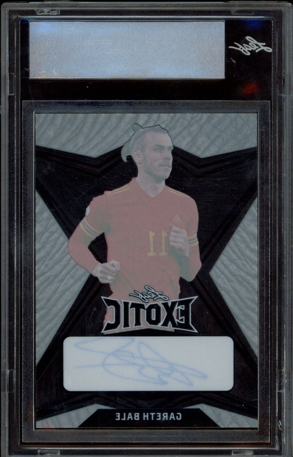 2022 Leaf Exotic Gareth Bale #NA soccer trading card back