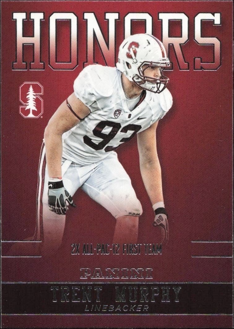 2015 Panini Stanford Cardinal Team Collection Trent Murphy #TM-STA trading card