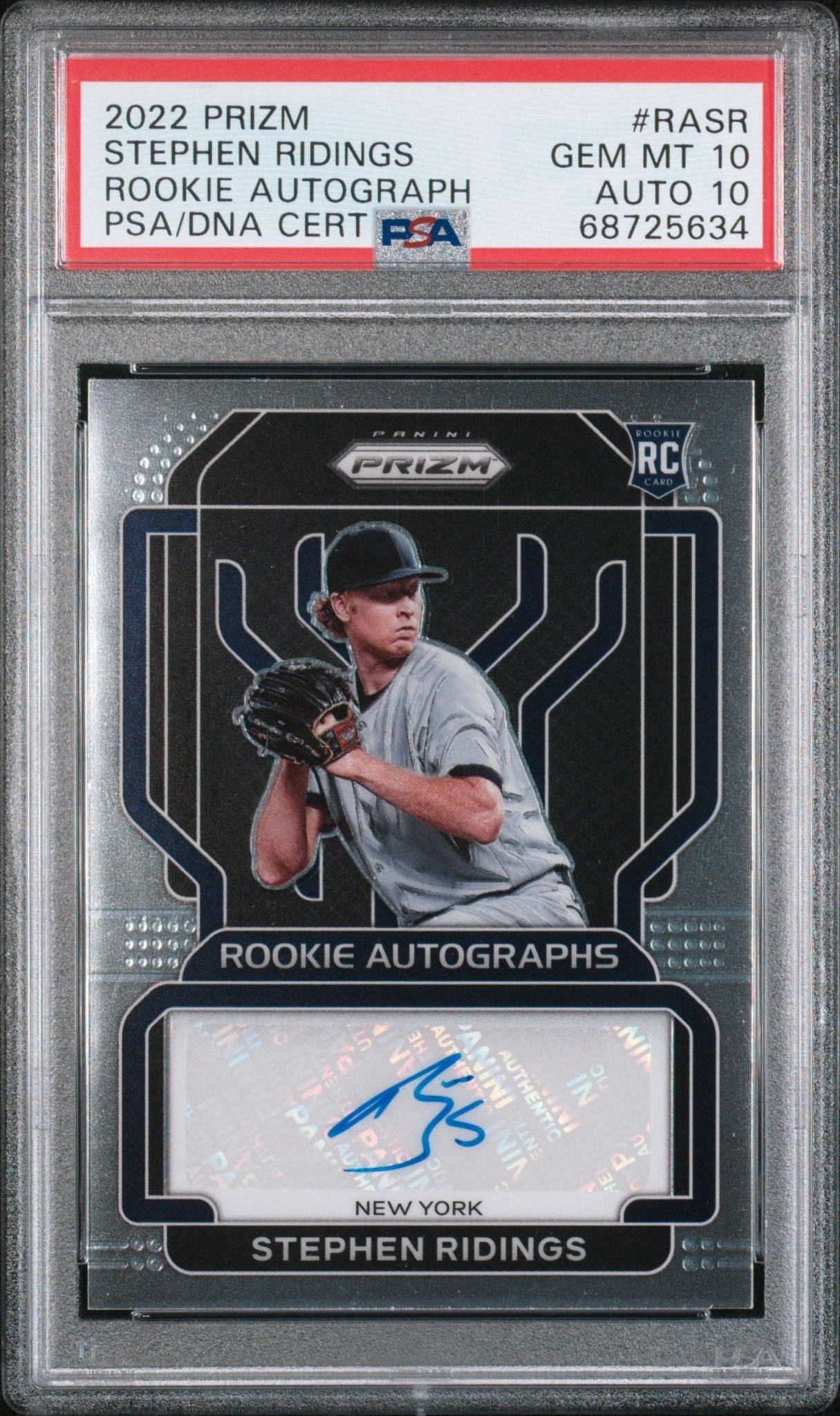 2022 Panini Prizm Stephen Ridings #RA-SR trading card