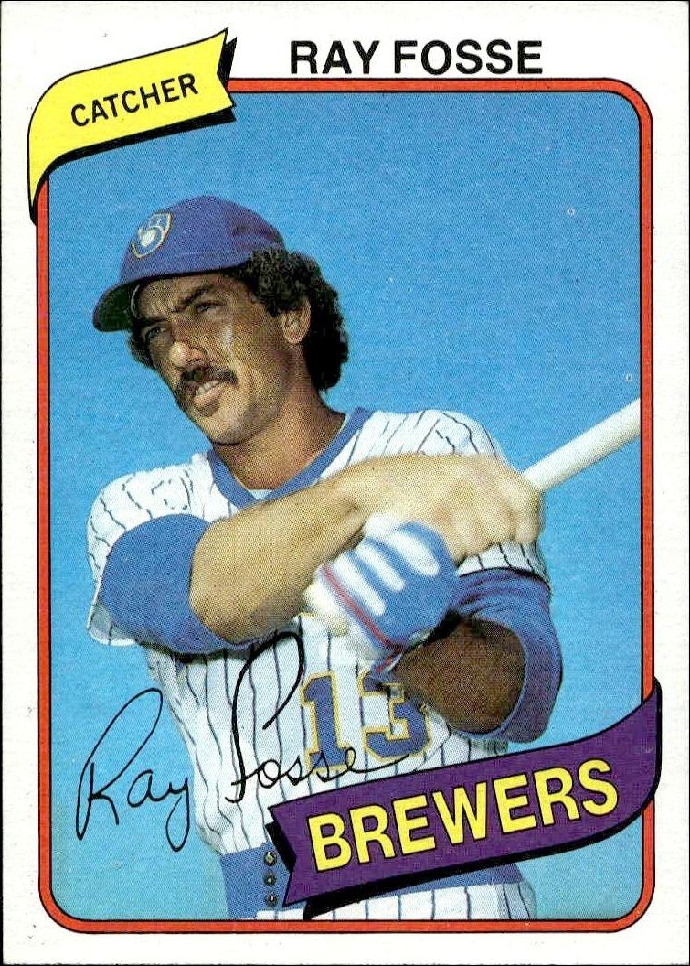 1980 Topps Ray Fosse #327 trading card