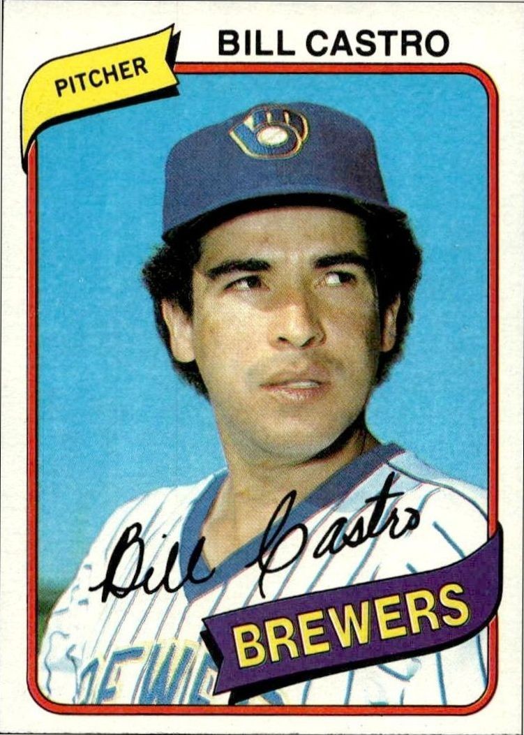 1980 Topps Bill Castro #303 trading card