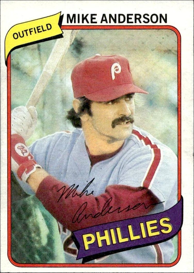 1980 Topps Mike Anderson #317 trading card