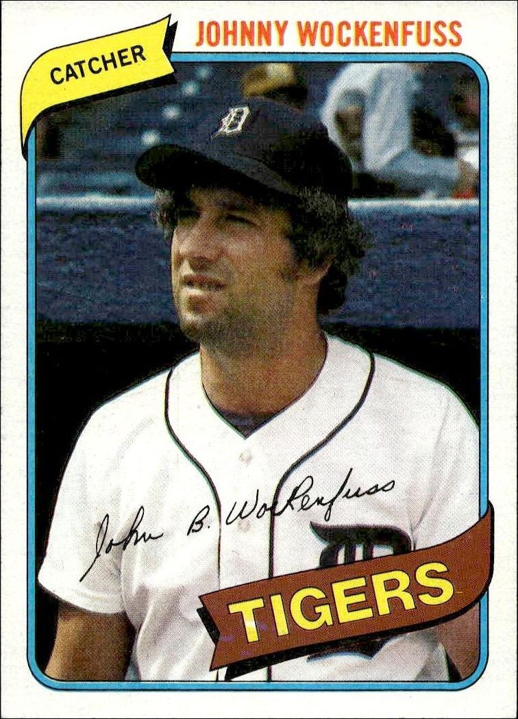 1980 Topps Johnny Wockenfuss #338 trading card