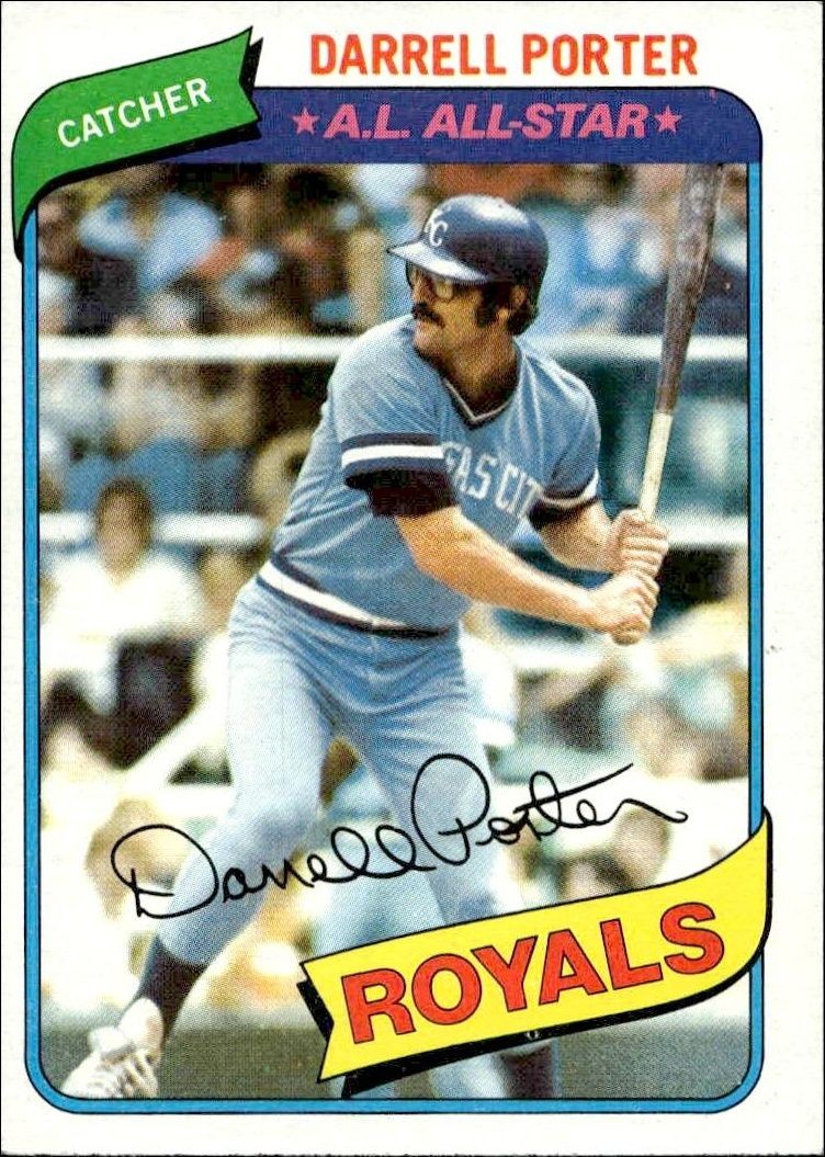 1980 Topps Darrell Porter #360 trading card