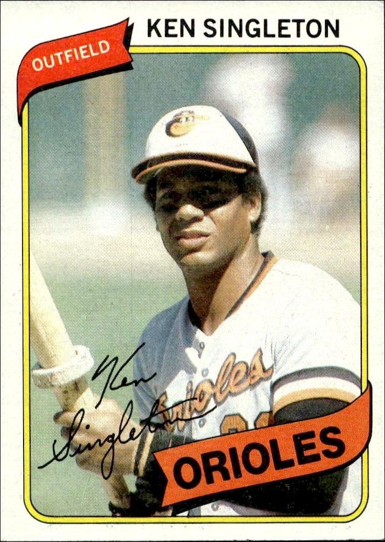 1980 Topps Ken Singleton #340 trading card