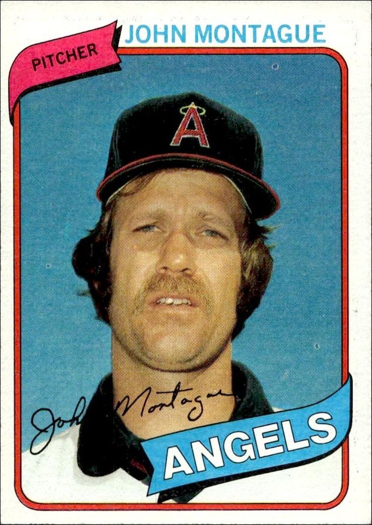 1980 Topps John Montague #253 trading card