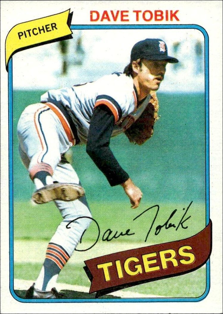 1980 Topps Dave Tobik #269 trading card