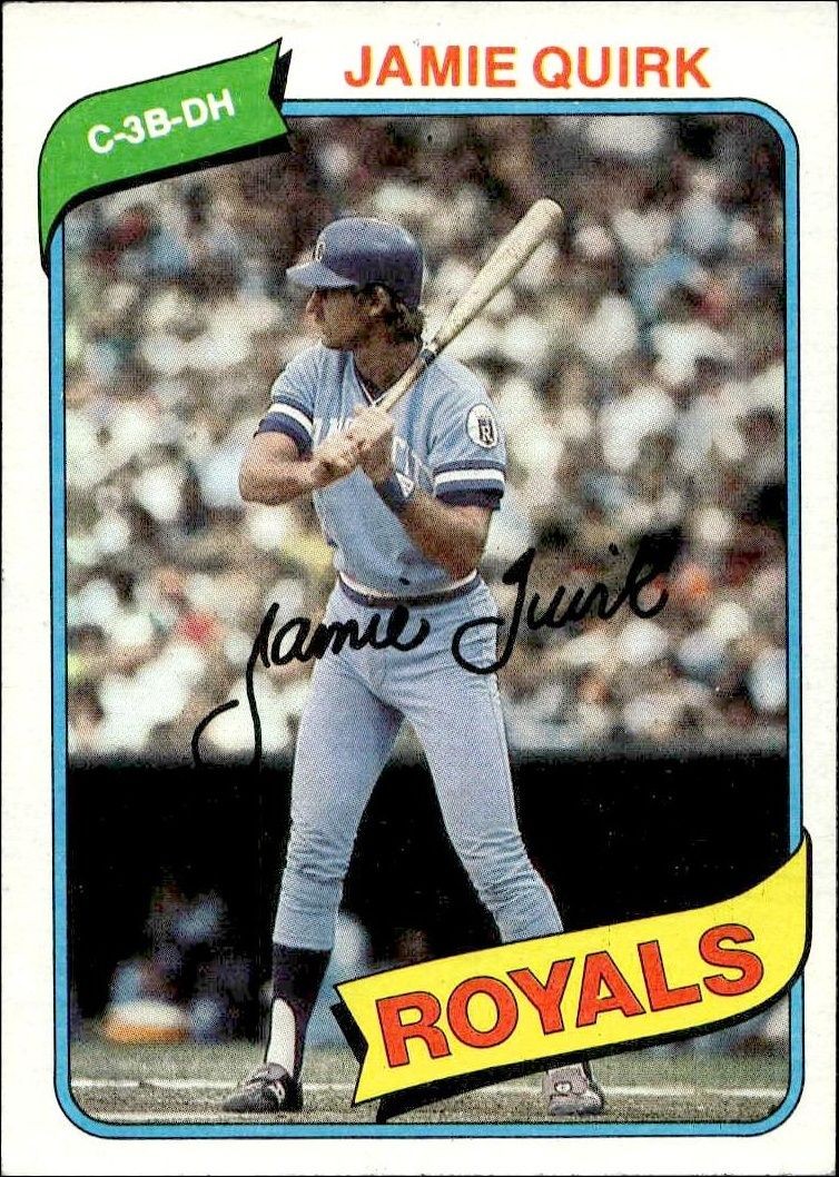 1980 Topps Jamie Quirk #248 trading card