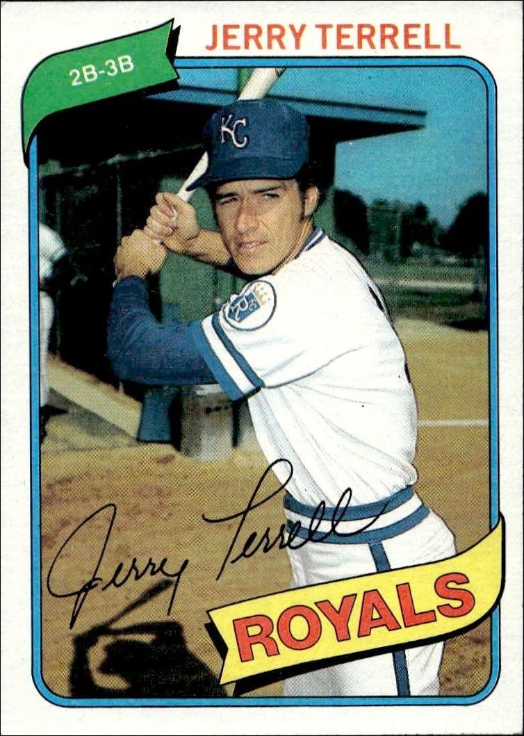 1980 Topps Jerry Terrell #98 trading card