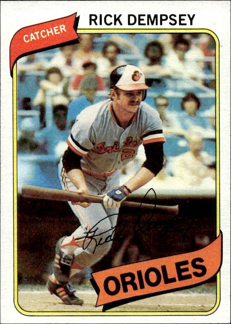 1980 Topps Rick Dempsey #91 trading card